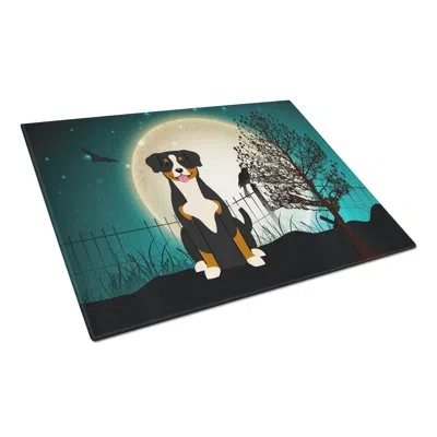 Caroline's Treasures Scary Halloween Glass Entlebucher Cutting Board