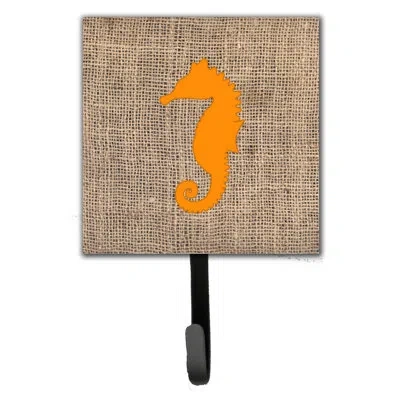 Caroline's Treasures Sea Horse Wall Hook In Brown
