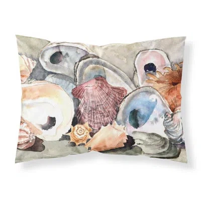 Caroline's Treasures Sea Shells Pillowcase In Ivory