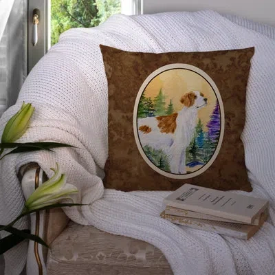 Caroline's Treasures Setter Brown Indoor/outdoor Throw Pillow