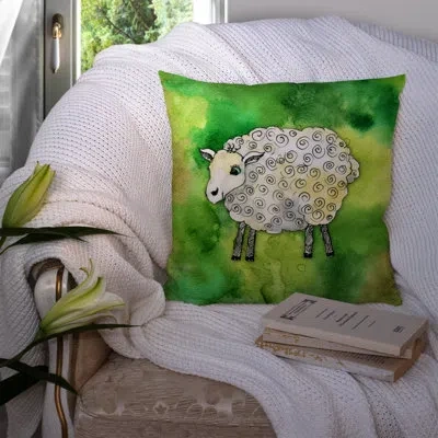 Caroline's Treasures Sheep Indoor/outdoor Throw Pillow