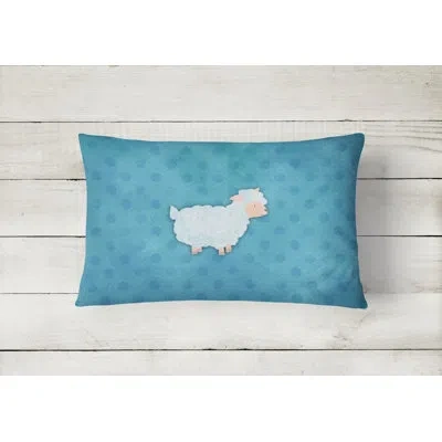 Caroline's Treasures Sheep Lamb Watercolor Lumbar Pillow