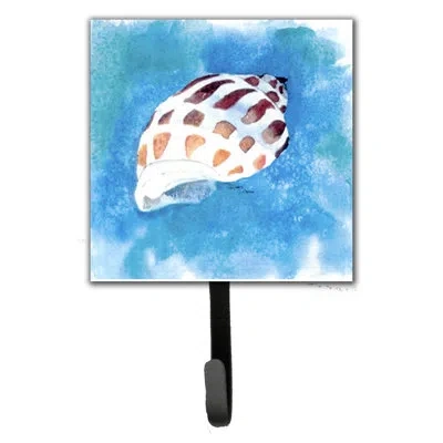 Caroline's Treasures Shells Wall Hook In Blue
