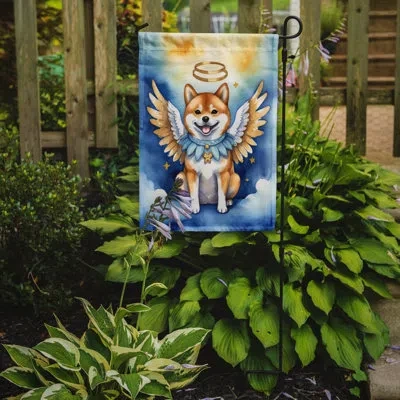 Caroline's Treasures Shiba Inu My Angel Garden Flag
