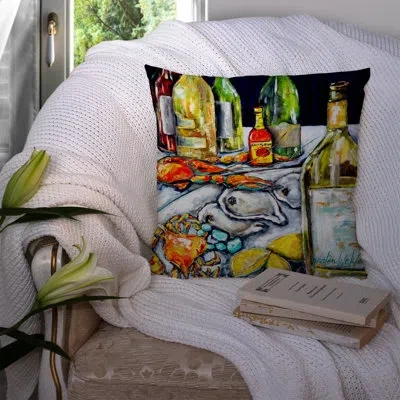 Caroline's Treasures Sit A Spell Indoor/outdoor Throw Pillow