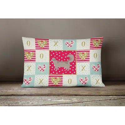 Caroline's Treasures Somali #2 Cat Love Outdoor Rectangular Cushion With Filling