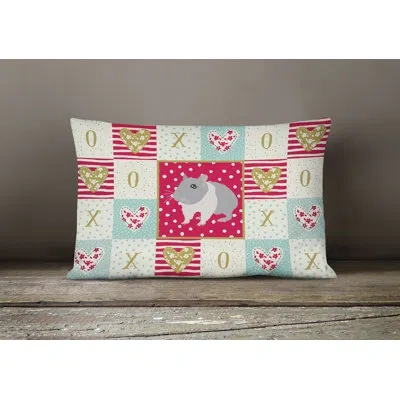 Caroline's Treasures South African Hamster Love Outdoor Rectangular Cushion With Filling
