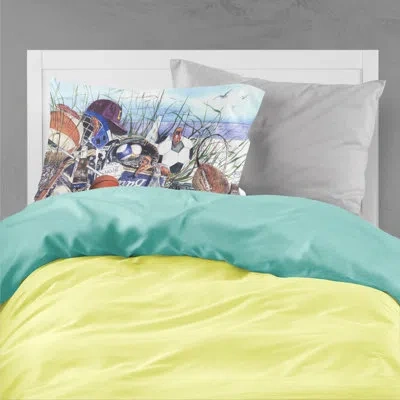 Caroline's Treasures Sports On The Beach Pillowcase In Multicolor