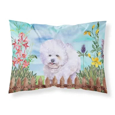 Caroline's Treasures Spring Pillowcase In Blue