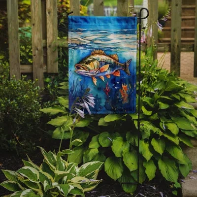 Caroline's Treasures Striped Bass Garden Flag