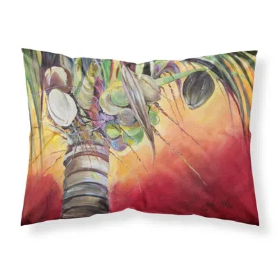 Caroline's Treasures Sunset On The Tree Pillowcase In Yellow