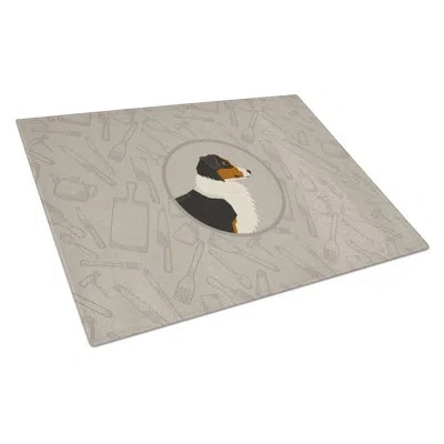 Caroline's Treasures Tempered Glass In The Kitchen Cutting Board