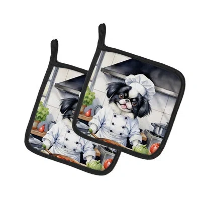Caroline's Treasures The Dog Chef Set In Multicolor