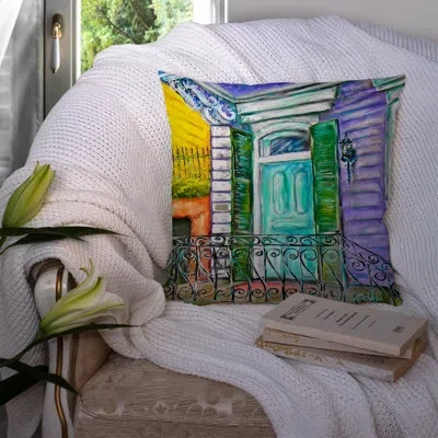 Caroline's Treasures The House Next Door Indoor/outdoor Throw Pillow
