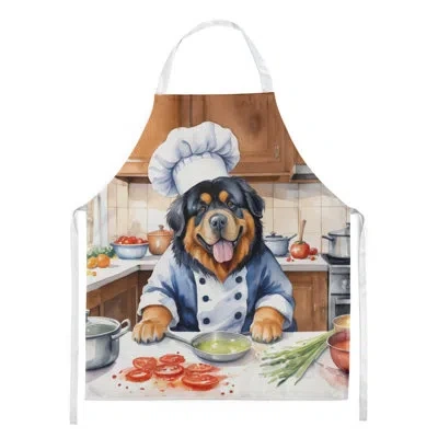 Caroline's Treasures Tibetan Mastiff The Chef Apron In Multicolor