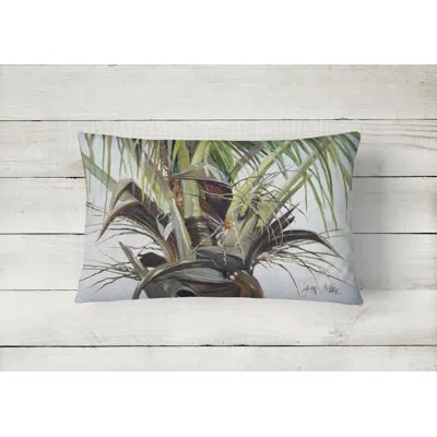 Caroline's Treasures Top Palm Tree Indoor/outdoor Throw Pillow