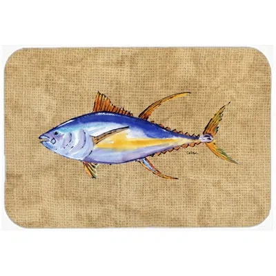 Caroline's Treasures Tuna Fish Glass Cutting Board