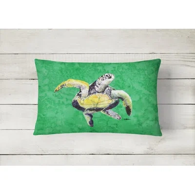 Caroline's Treasures Turtle Turtle Indoor/outdoor Throw Pillow