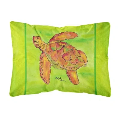 Caroline's Treasures Turtle Turtle Indoor/outdoor Throw Pillow