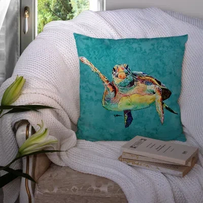 Caroline's Treasures Turtle Turtle Indoor/outdoor Throw Pillow