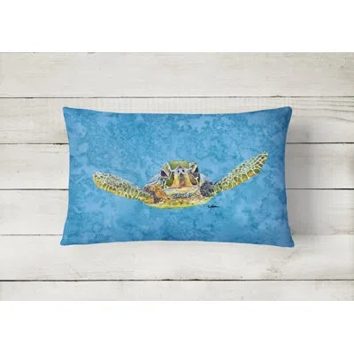 Caroline's Treasures Turtle Turtle Indoor/outdoor Throw Pillow