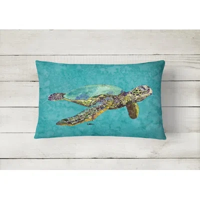 Caroline's Treasures Turtle Turtle Indoor/outdoor Throw Pillow