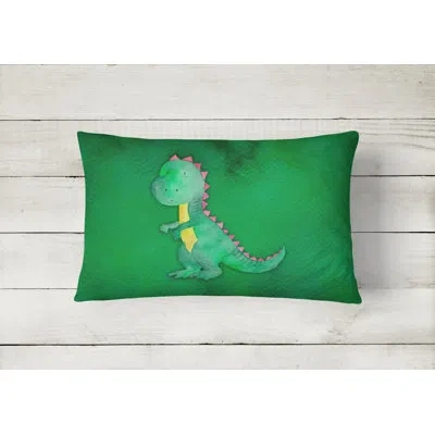 Caroline's Treasures Tyrannosaurus Rex Watercolor Lumbar Pillow