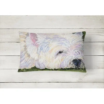 Caroline's Treasures Westie Indoor/outdoor Throw Pillow