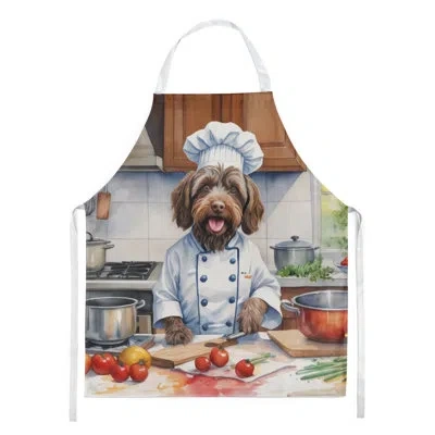 Caroline's Treasures Wirehaired Pointing Griffon The Chef Apron In Multicolor