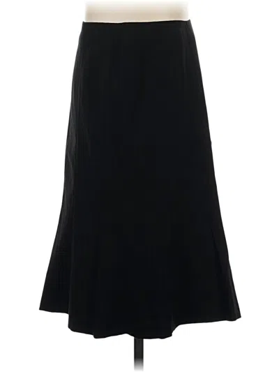Pre-owned Caroll Formal Skirt In Black