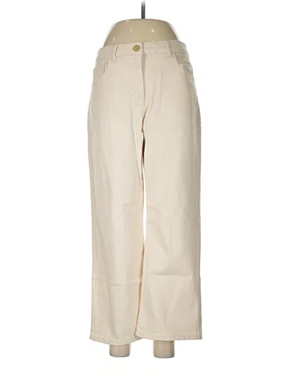 Pre-owned Caroll Jeans In Ivory