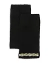 Carolyn Rowan Accessories Cashmere Short Fingerless Gloves In Black