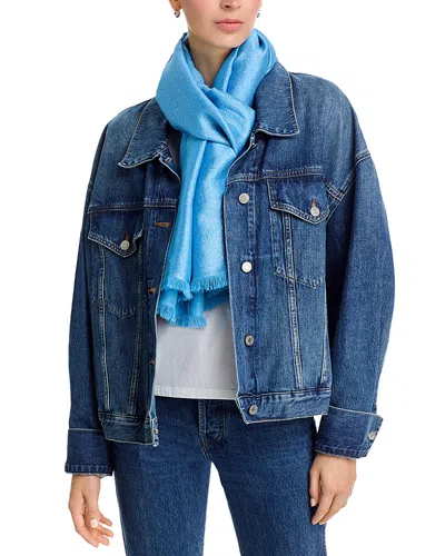 Carolyn Rowan Accessories Reversible Shawl In Blue