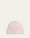 Carolyn Rowan Cashmere Crystal-embellished Beanie Hat In Mallow Pink