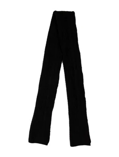 Pre-owned Carolyn Rowan Cashmere Scarf W/ Tags In Black