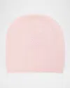 Carolyn Rowan Crystal-embroidered Cashmere Beanie In Pink