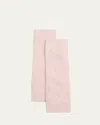 Carolyn Rowan Embellished Long Fingerless Cashmere Gloves In Mallow Pink