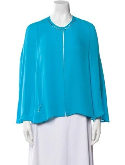 Pre-owned Carolyn Rowan Jacket In Blue