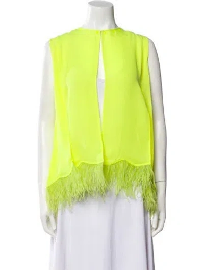 Pre-owned Carolyn Rowan Jacket In Green