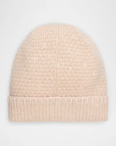 Carolyn Rowan Tweeded Cashmere Beanie