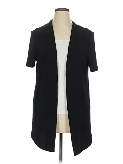 Pre-owned Carolyn Taylor Cardigan Sweater In Black