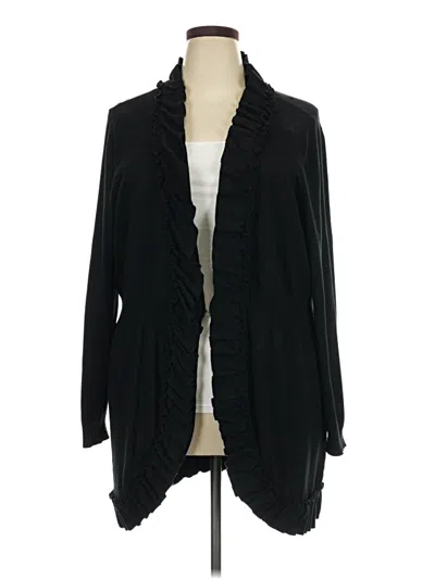 Pre-owned Carolyn Taylor Cardigan Sweater In Black