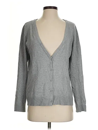 Pre-owned Carolyn Taylor Cardigan Sweater In Gray