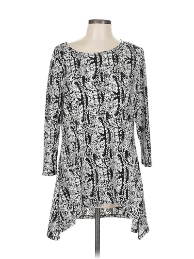 Pre-owned Carolyn Taylor Casual Dress In Gray