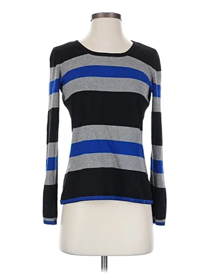 Pre-owned Carolyn Taylor Long Sleeve T-shirt In Blue