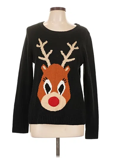 Pre-owned Carolyn Taylor Pullover Sweater In Black