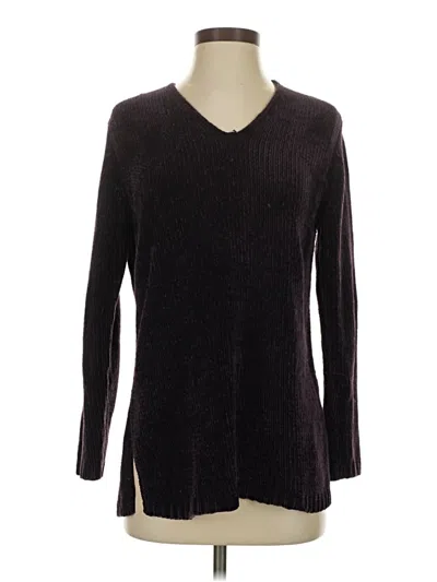 Pre-owned Carolyn Taylor Pullover Sweater In Black