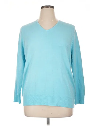 Pre-owned Carolyn Taylor Pullover Sweater In Blue