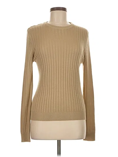 Pre-owned Carolyn Taylor Pullover Sweater In Brown