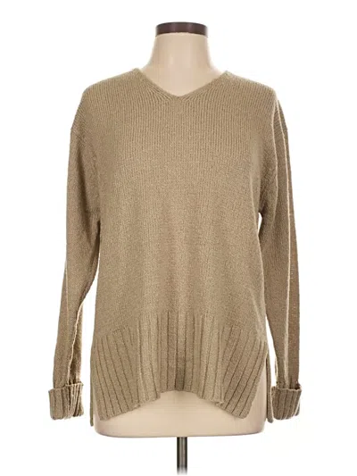 Pre-owned Carolyn Taylor Pullover Sweater In Brown